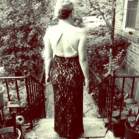 Black nude dress - Picture 1 of 4